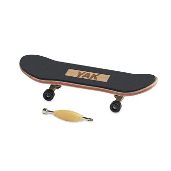 Giochi bambini personalizzati con logo - PIRUETTE - Mini skateboard di legno