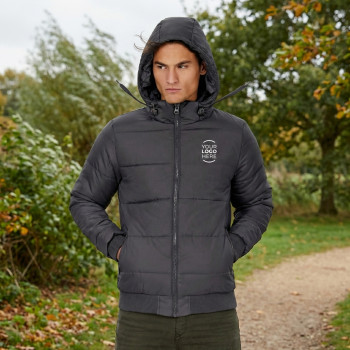 Piumino imbottito personalizzabile B&C Collection antivento impermeabile