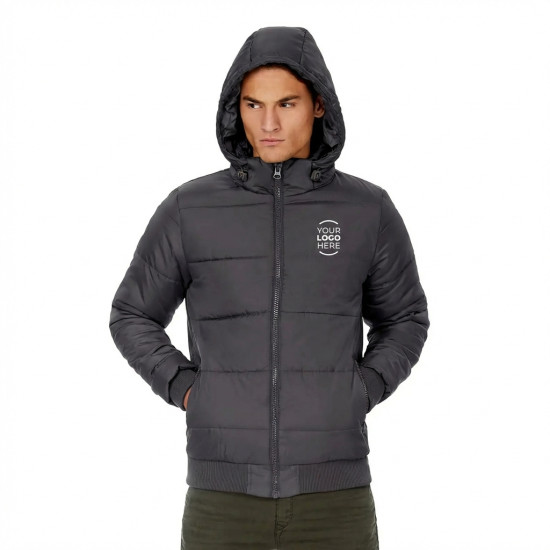 Piumino imbottito personalizzabile B&C Collection antivento impermeabile