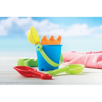 Giochi bambini personalizzati con logo - PLAYA - Secchiello e giochi spiaggia