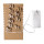 Ghirlanda luminosa personalizzabile legno naturale 20 LED batteria