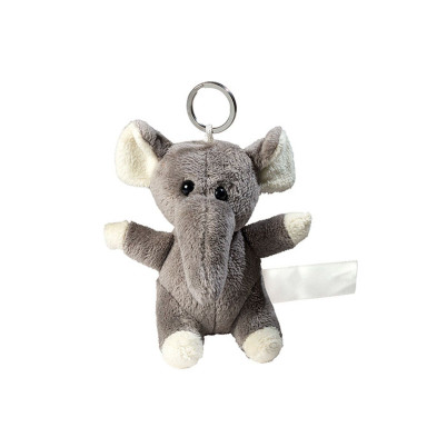 Plush eleph with keyc 100%P