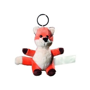 Peluche personalizzati con logo - Plush fox with keyc 100%P