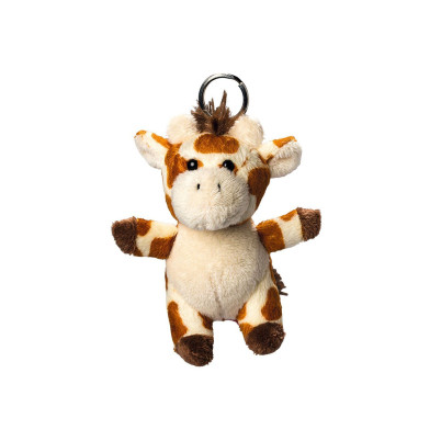 Plush giraffe with keyc 100%P
