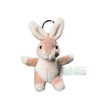 Peluche personalizzati con logo - Plush rabbit with keyc 100%P