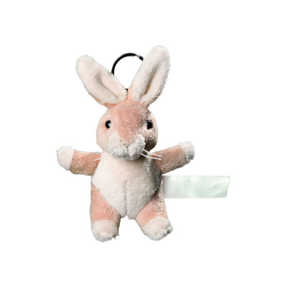 Plush rabbit with keyc 100%P