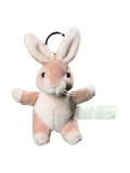 Plush rabbit with keyc 100%P