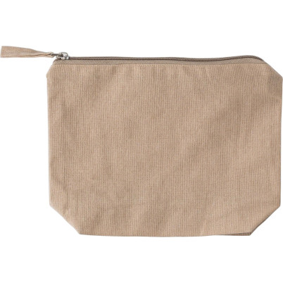 Pochette cosmetica Cressida | Cotone riciclato 180 g/m²
