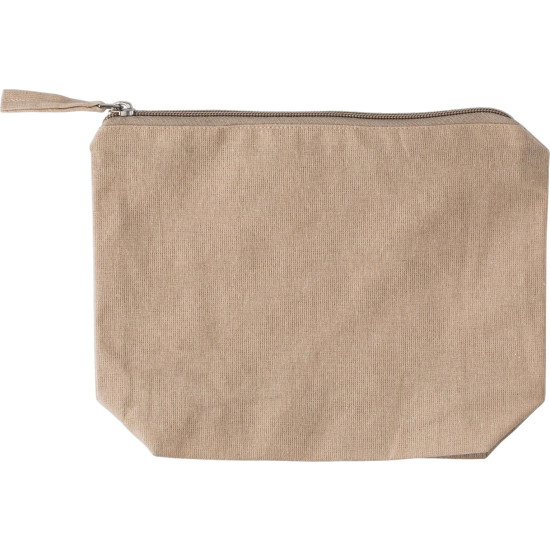 Pochette cosmetica Cressida | Cotone riciclato 180 g/m²
