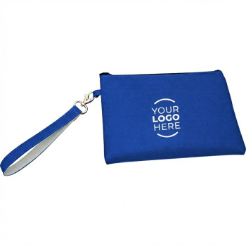 Pochette personalizzabile Reflexa in materiale vivella accoppiato resistente all’acqua