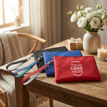 Pochette personalizzabile Reflexa in materiale vivella accoppiato resistente all’acqua