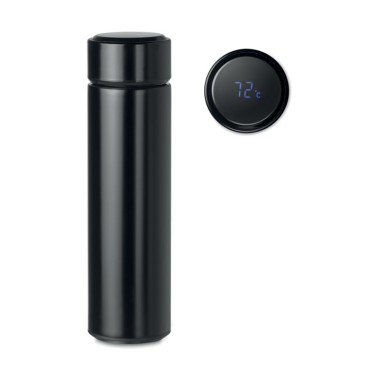 Borraccia personalizzata con logo - POLE - Thermos con termometro touch