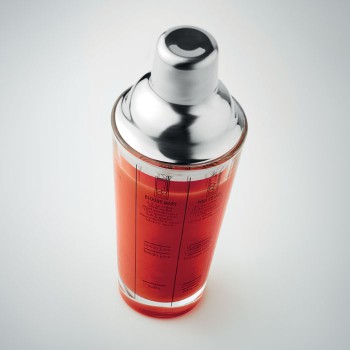 Articoli vino personalizzati con logo - POLITAN - Shaker da cocktail in vetro