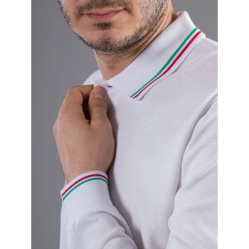 Polo personalizzata con logo - Polo Italy L/S