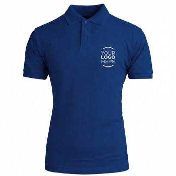 Gadget scontato personalizzato con logo - Polo personalizzabile con colletto a costine e maniche corte