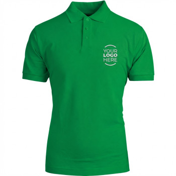 Gadget scontato personalizzato con logo - Polo personalizzabile con colletto a costine e maniche corte