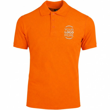 Gadget scontato personalizzato con logo - Polo personalizzabile con colletto a costine e maniche corte