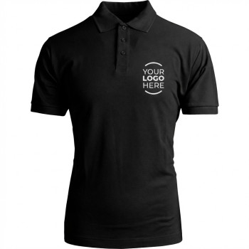 Gadget scontato personalizzato con logo - Polo personalizzabile con colletto a costine e maniche corte