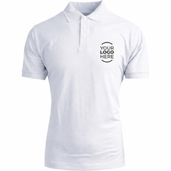 Gadget scontato personalizzato con logo - Polo personalizzabile con colletto a costine e maniche corte