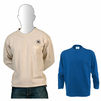 Polo personalizzabile con taschino e collo rinforzato