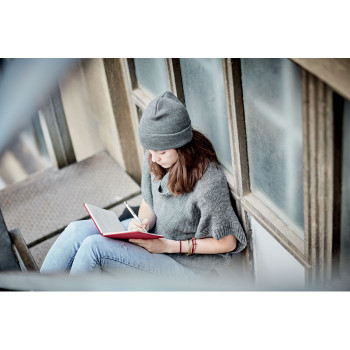 Berretti personalizzati con logo - POLO RPET - Berretto in RPET con risvolto