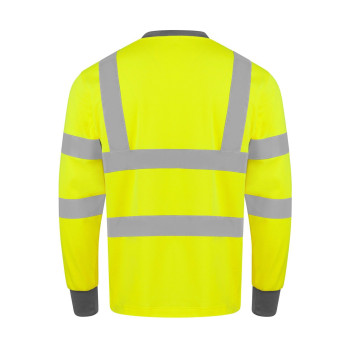 Felpe alta visibilità personalizzate - Poly-Cotton Long Sleeve Shirt 'Murcia'