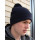 Pompom Beanie in acrilico con risvolto profondo e pompon