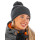 Pompom Beanie in acrilico con risvolto profondo e pompon