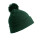 Pompom Beanie in acrilico con risvolto profondo e pompon