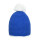 Cuffia all’uncinetto personalizzabile Myrtle Beach con pompon e bordo contrasto