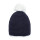 Cuffia all’uncinetto personalizzabile Myrtle Beach con pompon e bordo contrasto