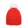 Cuffia all’uncinetto personalizzabile Myrtle Beach con pompon e bordo contrasto