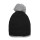 Cuffia all’uncinetto personalizzabile Myrtle Beach con pompon e bordo contrasto