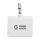 Porta badge personalizzato con clip metallica in PVC