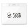 Porta badge trasparente personalizzabile 10x8 cm resistente e flessibile