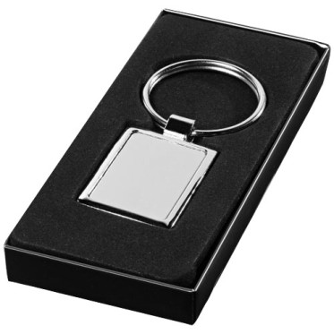 Portachiavi personalizzato con logo - gadget portachiavi aziendale - Porta chiavi rettangolare