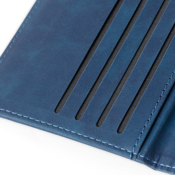 Accessorio da viaggio personalizzato - Porta passaporto ed etichetta bagagli in PU riciclato Zani