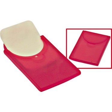 Porta saponette personalizzabile con 10 foglietti sapone monouso ipoallergenico