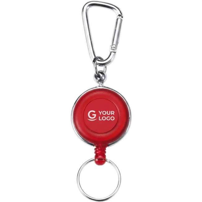 porta badge personalizzati - Portabadge personalizzato con clip e cordino retrattile