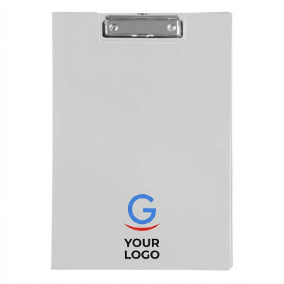 Portablocco A4 Reece personalizzabile con doppia anta e pinza metallica