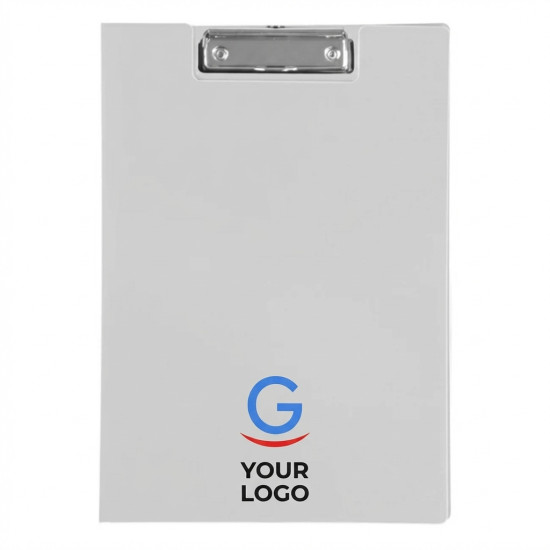 Portablocco A4 Reece personalizzabile con doppia anta e pinza metallica