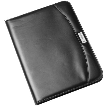 Portablocco Charles Dickens® formato +/- A4 in similpelle Giada