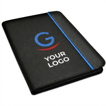 Portablocchi Personalizzati - Portablocco personalizzabile tessuto con calcolatrice integrata e doppia tasca