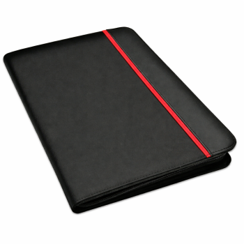 Portablocchi Personalizzati - Portablocco personalizzabile tessuto con calcolatrice integrata e doppia tasca