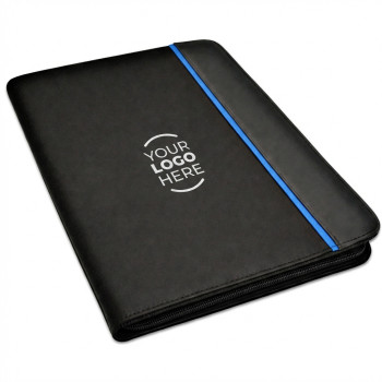 Portablocchi Personalizzati - Portablocco personalizzabile tessuto con calcolatrice integrata e doppia tasca