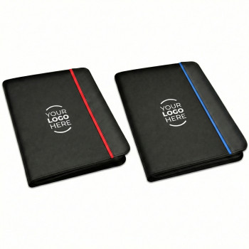 Portablocchi Personalizzati - Portablocco personalizzabile tessuto con calcolatrice integrata e doppia tasca