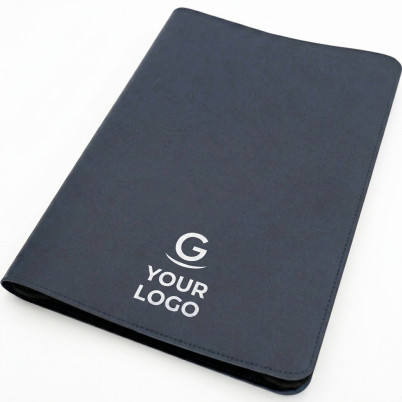 Portablocco personalizzato Reflexa vivella bicolore con zip resistente