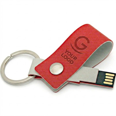 Portachiave Usb personalizzabile Reflexa con chip a scomparsa e astuccio