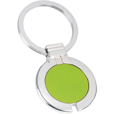 Portachiavi magnetico personalizzabile con anello piatto e disco estraibile