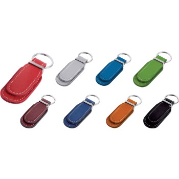 Portachiave in Pelle Personalizzati con Logo - Portachiavi